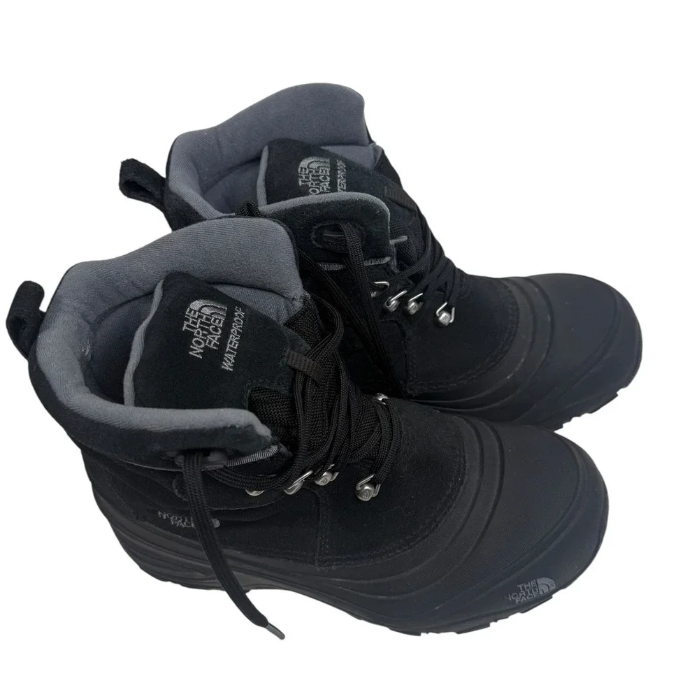 The North Face Heatseeker‎ Waterproof Snow Boots Black Kids US 6 NF0A2T5R